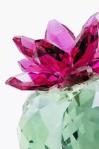 Crystal Flowers Bordeaux Cactus Figurine Decoration
