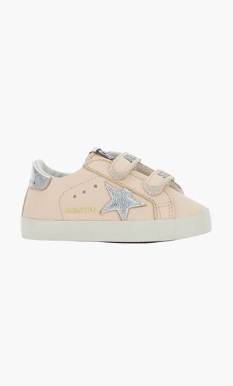 BABY SCHOOL NAPPA UPPER LAMINATED STAR AND HEEL