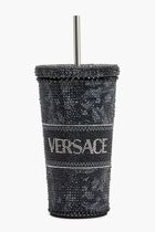 Barocco Crystal Travel Cup Black