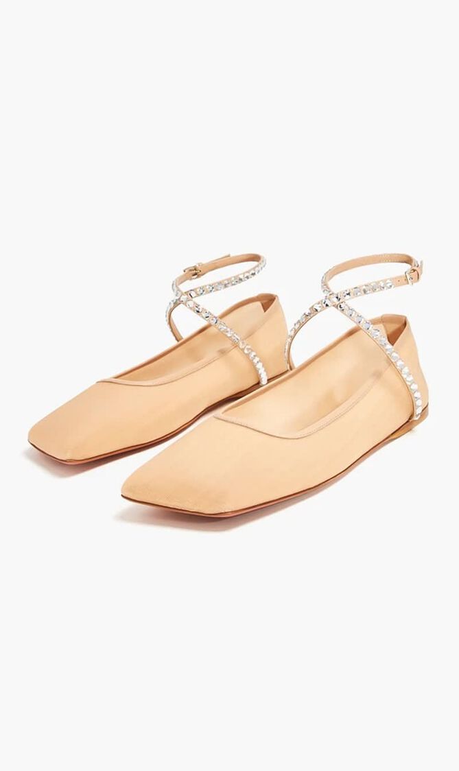 Ane Mesh Crystal Ballet Flats Ane Mesh Crystal Ballet Flats