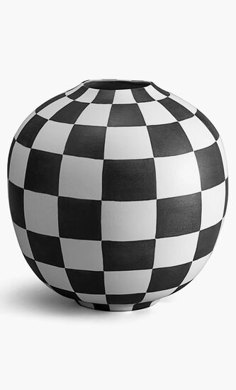 LOB DAMIER VASE - LARGE