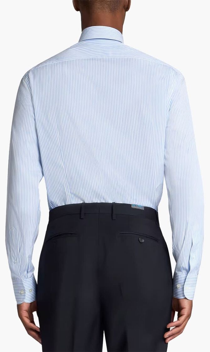 Striped Button-Down Shirt