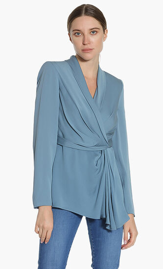 Assiro Draped Bluose