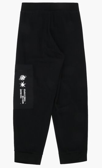 Noir Jersey Trackpants