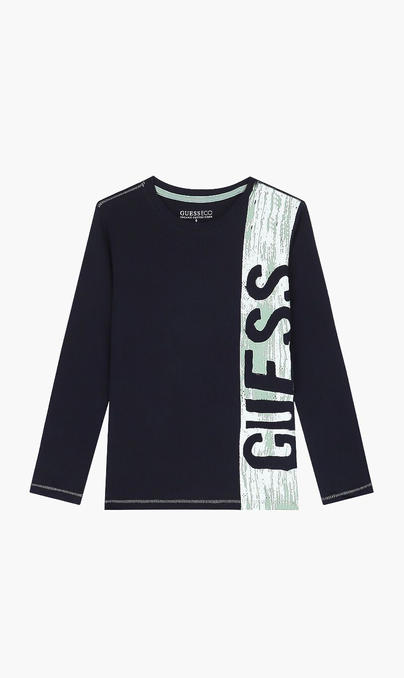 Buy GUESS Logo Long Sleeves Tshirt for SAR 28.00 The Deal Outlet