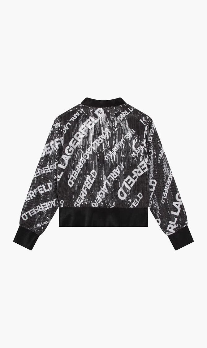 Sequin Bomber Jacket