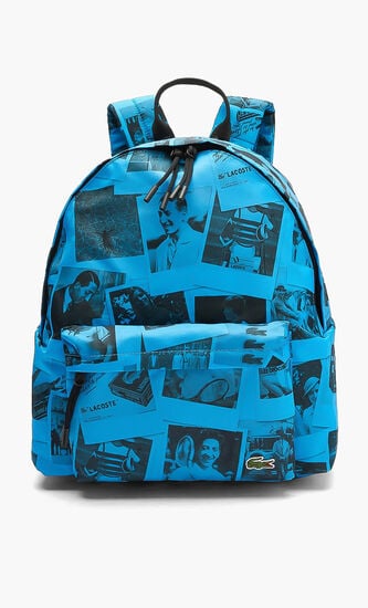 Printed Canvas Backpack