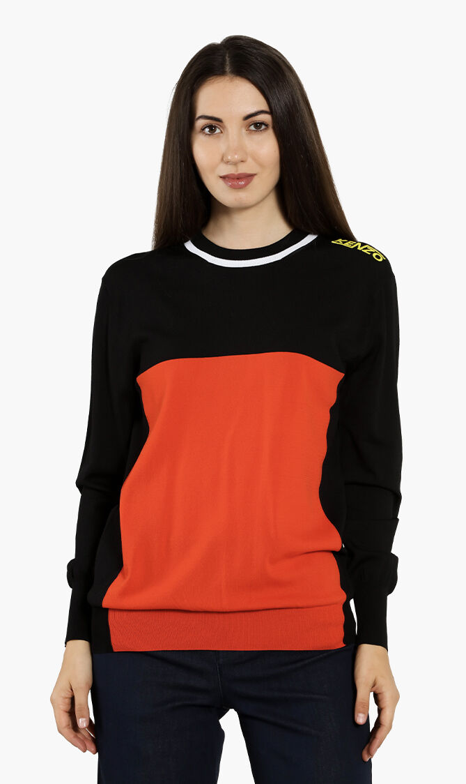 Kenzo colorblock sweater deals