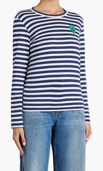 PLAY Striped Long-Sleeved Top