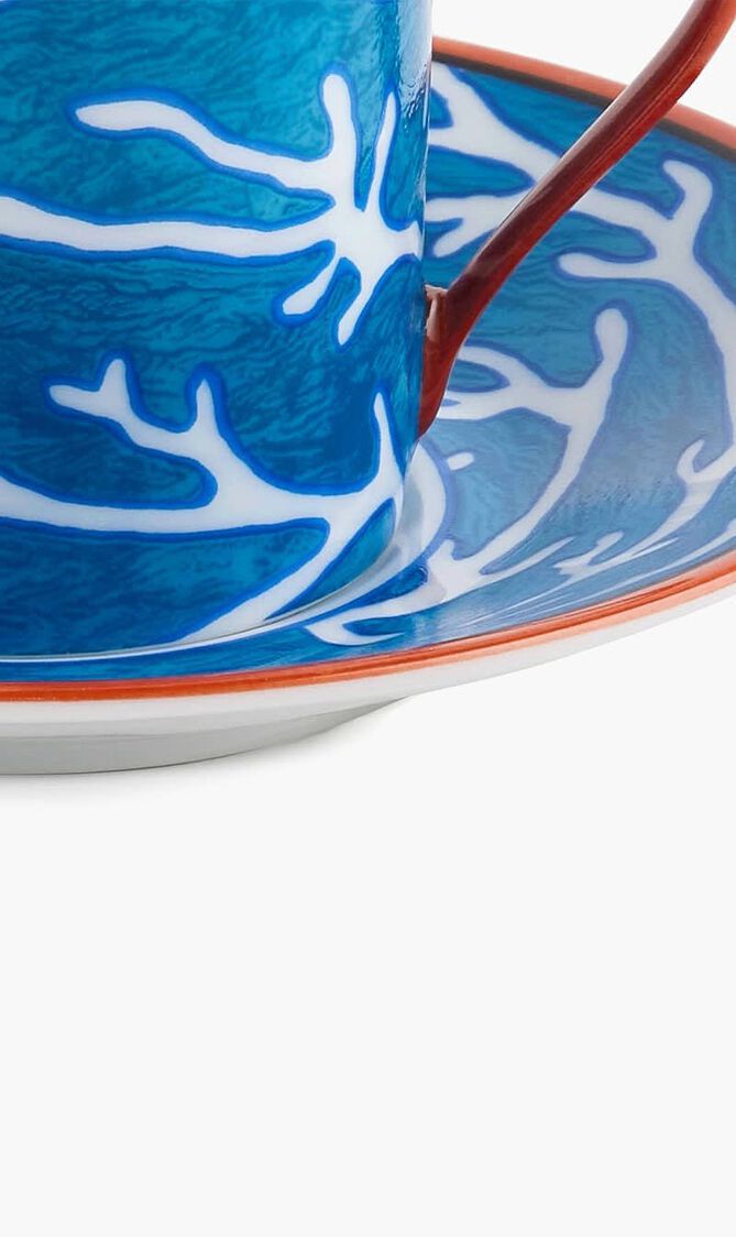 Lagon Coffee Cup & Saucer Blue