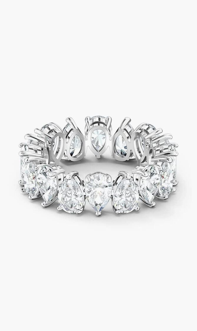 SJC VITTORE RING PEAR CZWH/RHS 55 MM