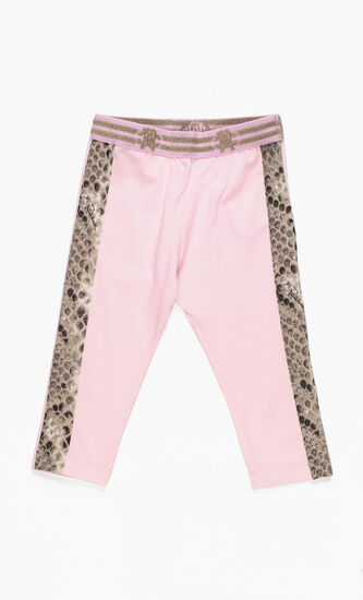 Contrasting Snake Print Leggings