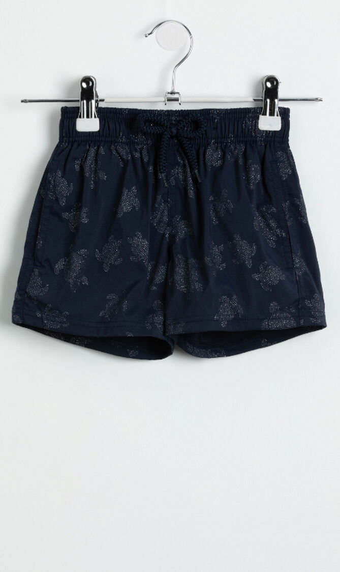 All Over Crab Print Swim Trunks