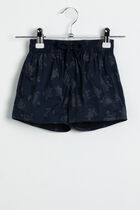 All Over Crab Print Swim Trunks