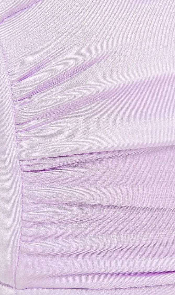 Shine On twist-front bandeau bikini top
