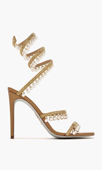 Gold Satinm.Sunshine Strass-Pearls