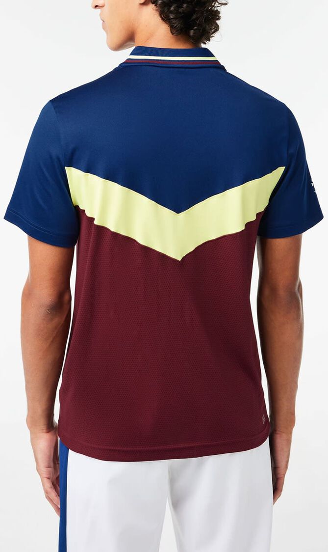 SHORT SLEEVED RIBBED COLLAR SHIRT