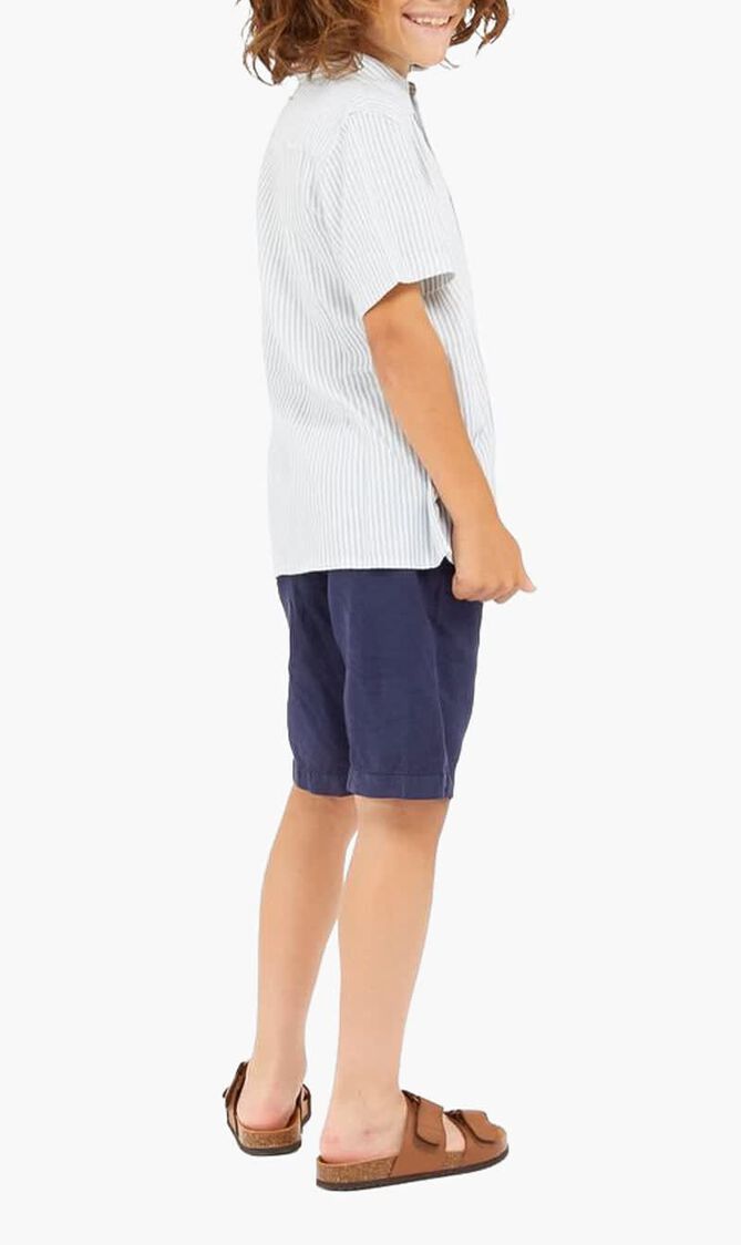 All Over Print Linen Shirt