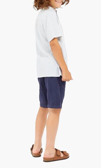 All Over Print Linen Shirt