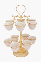 Tulip Coffee Cup Holder Gold