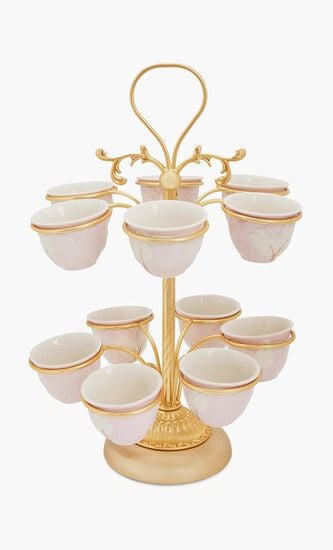 Tulip Coffee Cup Holder Gold