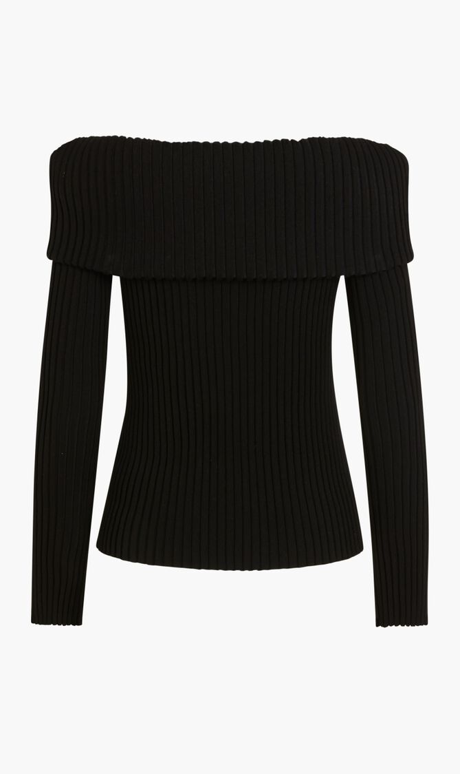 OFF SHOULDER SWEATER