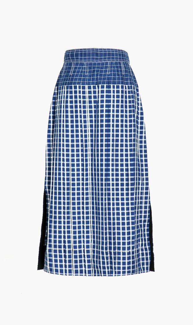 Silk Pleated Skirt
