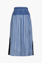 Silk Pleated Skirt