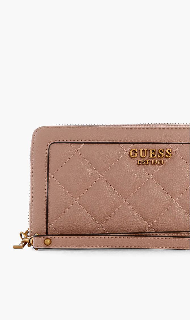 Abey Quilted Long Wallet