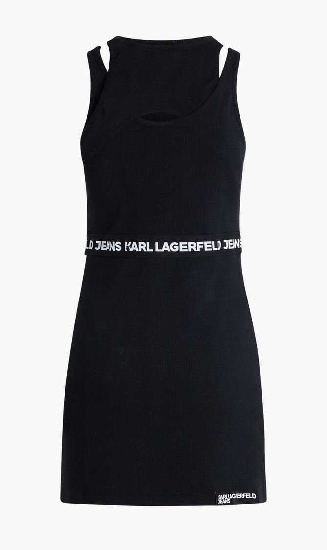 KLJ LOGO ELASTIC TANK DRESS