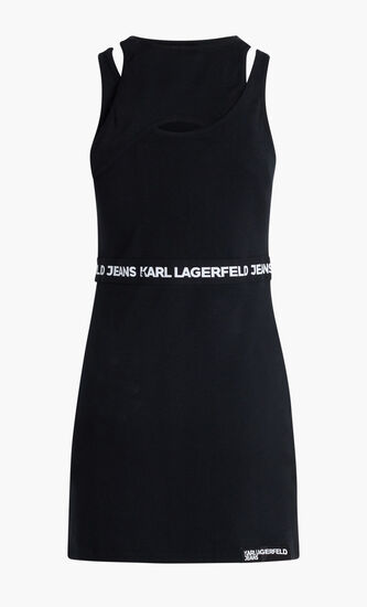 KLJ LOGO ELASTIC TANK DRESS