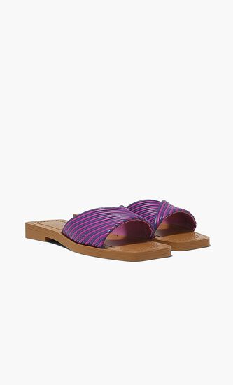 Striped Flat Slides