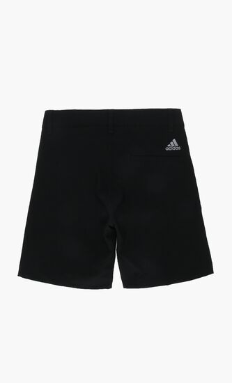 Solid Belted Shorts