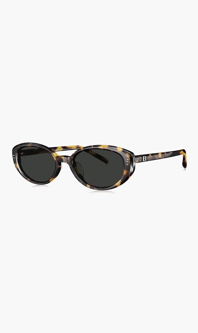 Tortoiseshell Oval Sunglasses