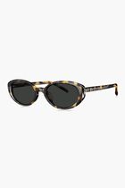 Tortoiseshell Oval Sunglasses