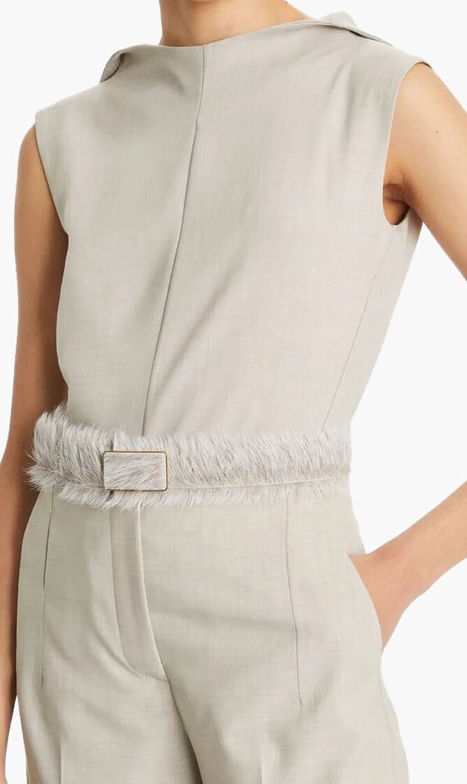 Neck Drapey Mélange Tank