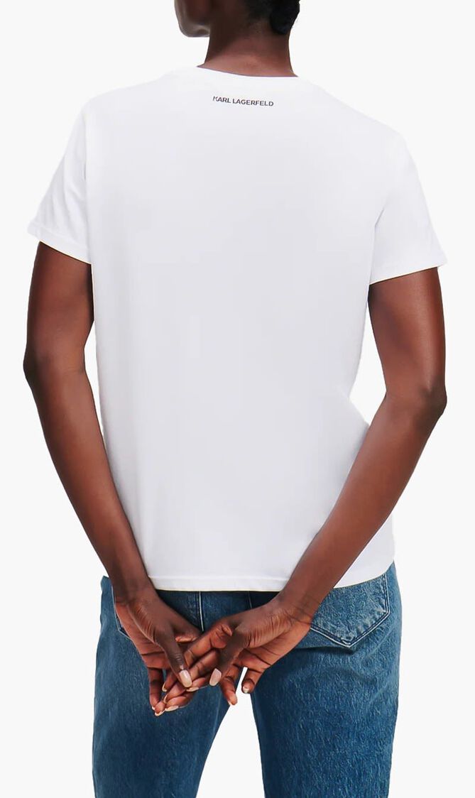 Ikon Karl & Choupette Rhinestone T-Shirt