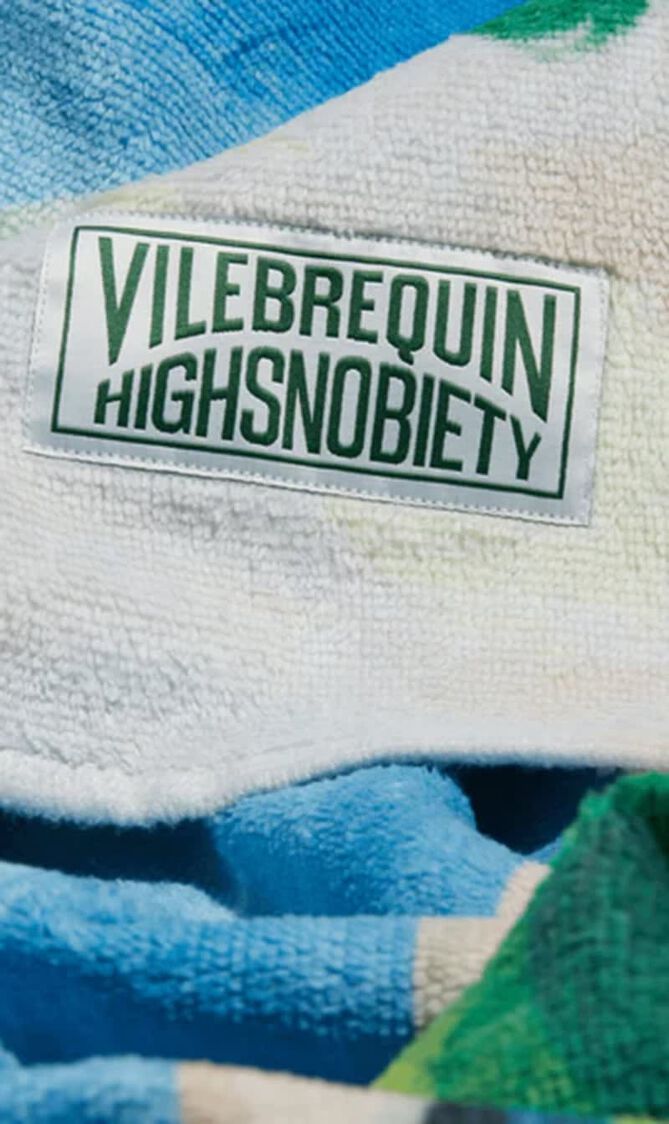 SCANDAL HIGHSNOBIETY 2 PRINTED TOWEL CHAMBRAY