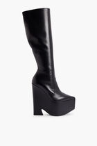 PLAIN ROUND TOE BOOT HEELS