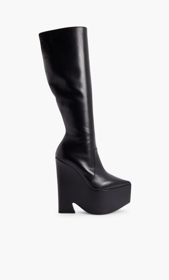 PLAIN ROUND TOE BOOT HEELS