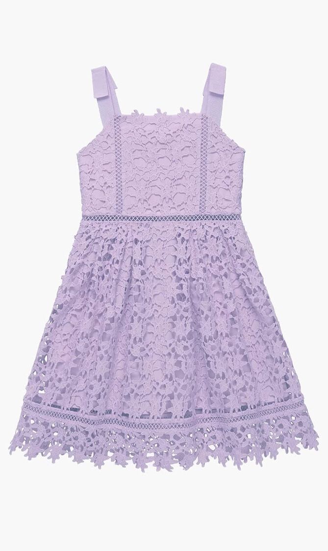 PURPLE LACE DRESS