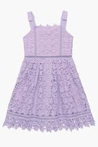 PURPLE LACE DRESS