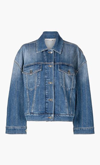 Hotfix Stripes Denim Jacket