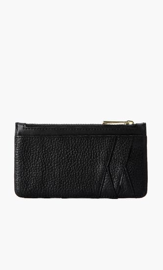 Diagonal Zipped Cardholder
