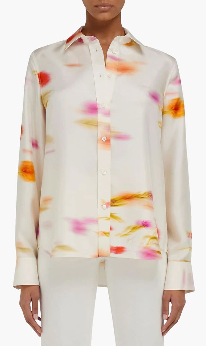 Blossom Print Long Sleeved Shirt