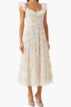 Sequin Dandelion Ruffle Ballerina Dress