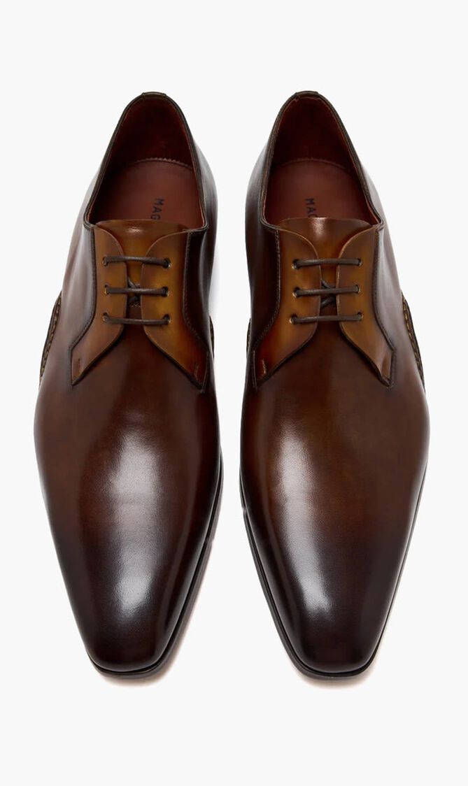 Leather Derby shoes