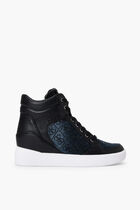 SNEAKERS/ATHLETIC MID TOP BLACK 001