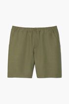 Regular Fit Linen Blend Shorts