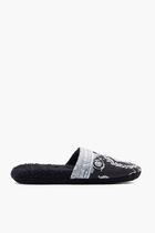 I LOVE BAROQUE SLIPPERS BLACK